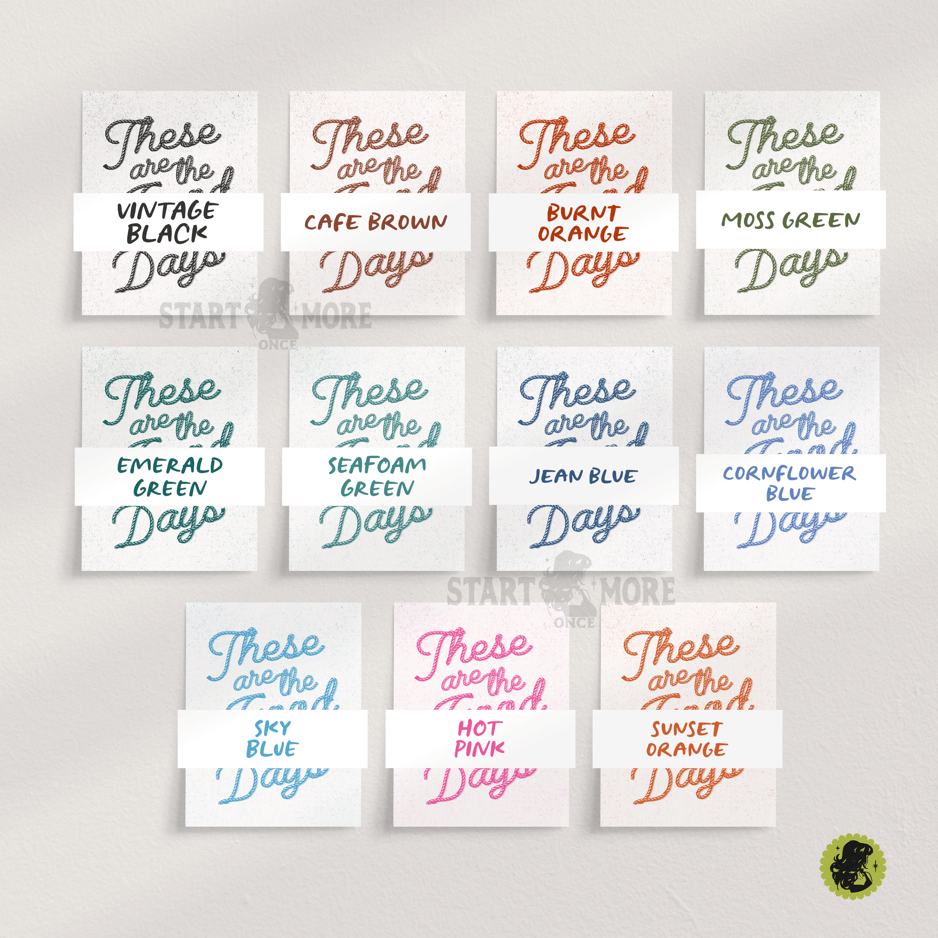 These Are The Good Old Days | Western Retro Art Print in various colors