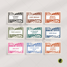 The Homebody Club Art Print: Eclectic Mid-Century Modern Typography Poster in various colors