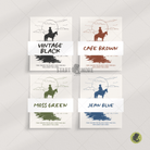 Jeremiah 29:11 "I Know The Plans" western art print with cowboy and horse in a desert landscape, in various colors